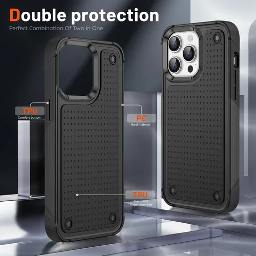 Vista 189 de Jeylly Funda para iPhone SE/Funda para iPhone 5S, Exterior de Plástico Duro que Absorbe Golpes + Interior de Silicona de Goma Defensor contra