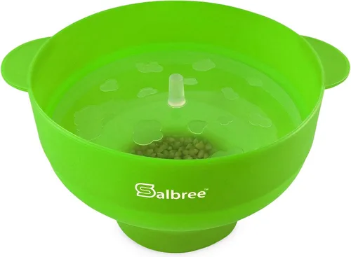 Vista 7 de El original Salbree palomitas de maíz para microondas, máquina de palomitas de maíz de silicona, cuenco plegable apto para microondas - palomitas