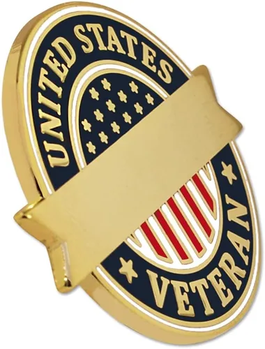 Vista 50 de PinMart Pin de veterano – Pin patriótico americano de solapa o sombrero – Orgulloso de ser retirado ejército, marina, fuerza aérea o cuerpo