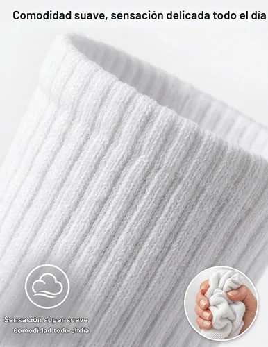 Vista 4 de HUE Calcetines cortos para mujer (paquete de 6)