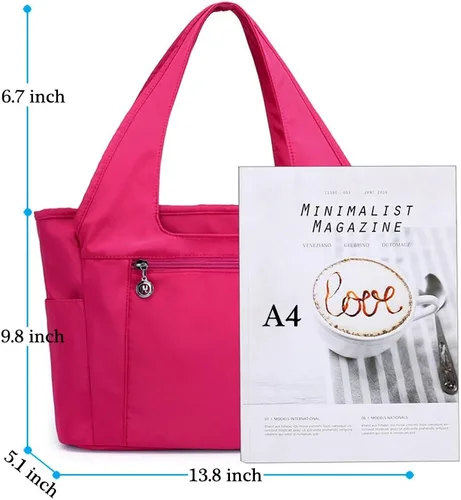 Vista 3 de Collsants Bolso ligero de nailon para mujer, impermeable, bolso de hombro