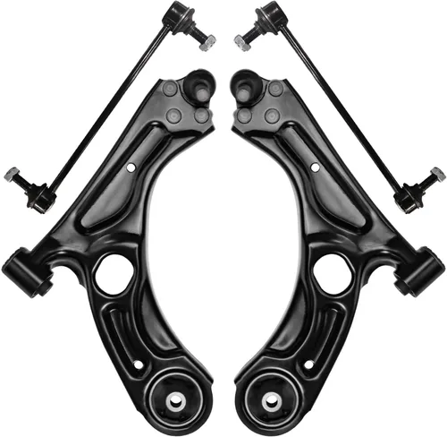 Vista 84 de Detroit Axle - 4 piezas de brazos de control traseros para Ford C-Max, Focus, Mazda 3 5, Volvo C30, C70, S40, V50, 4 brazos de control superiores e