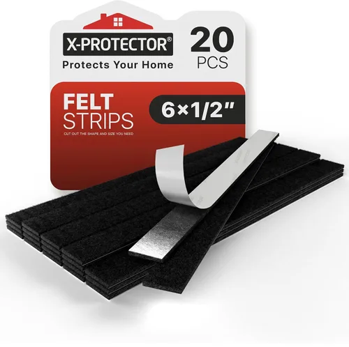 Vista 17 de X-PROTECTOR Almohadillas de Fieltro para Muebles - 32 PCS de 1 1/2" Protectores de Piso para Patas de Sillas y Muebles - ¡Protege Tus Pisos