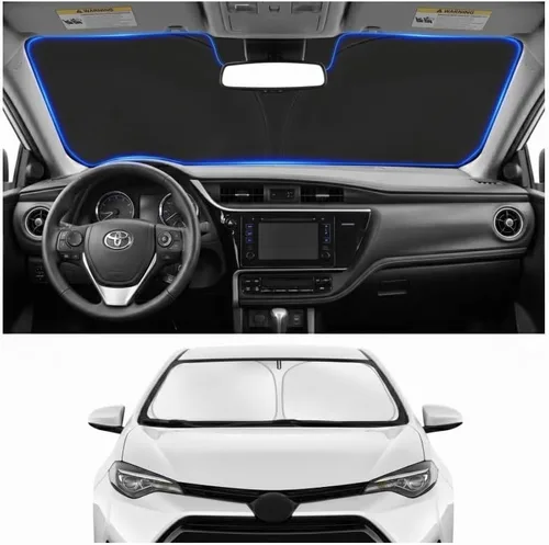Vista 18 de Parasol para parabrisas para BMW X1 E84 2016-2024 2025, accesorios – Cubierta de parasol para parabrisas de ventana delantera, ajuste personalizado