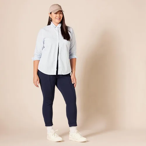 Vista 8 de Tienda Essentials Camisa de popelina con botones y manga larga para mujer