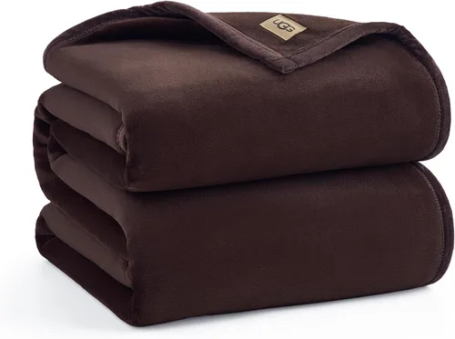 Vista 48 de UGG Coco - Manta acogedora para sofá y cama, 50 x 70 pulgadas, color negro (tinta)