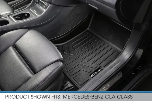 Vista 3 de SMARTLINER Juego de alfombrillas de piso personalizadas para Mercedes-Benz AMG CLA 45 2014-2019