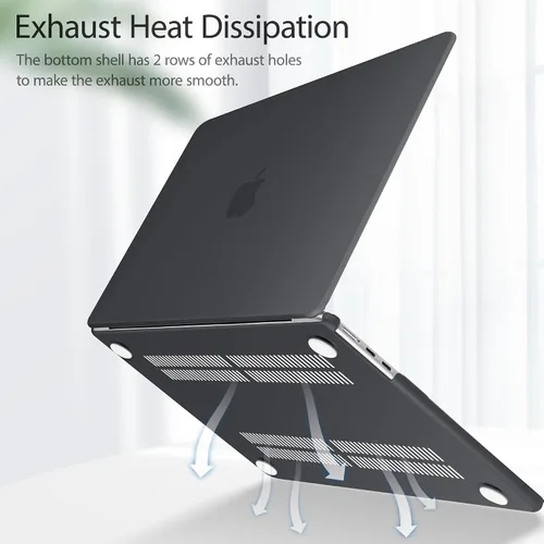 Vista 4 de Funda para MacBook Air de 15 pulgadas 2026-2023 Release M5 A3448 M4 A3241 M3 A3114 M2 A2941, carcasa rígida con protector de pantalla y cubierta