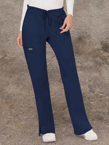 Vista 9 de Cherokee - Pantalones quirúrgicos elásticos Workwear Revolution WW120 para mujer, suaves y con cordón ajustable