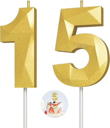 Vista 84 de Velas de cumpleaños con números (0 velas negras), forma de diamante 3D, decoración de pastel de feliz cumpleaños para niños y hombres, cumpleaños