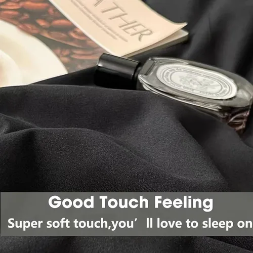 Vista 2 de Fundas de almohada (6, negro-1, estándar)