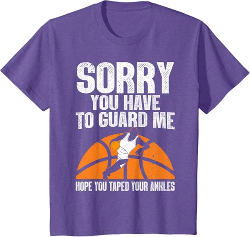 Vista 43 de Camiseta divertida de baloncesto para hombres y mujeres, Negro