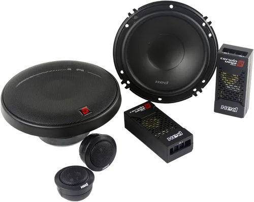 Vista 2 de 2 pares Cerwin-Vega XED650C 6.5 "300W 2 vías sistema de altavoces componente Tweeter Crossover