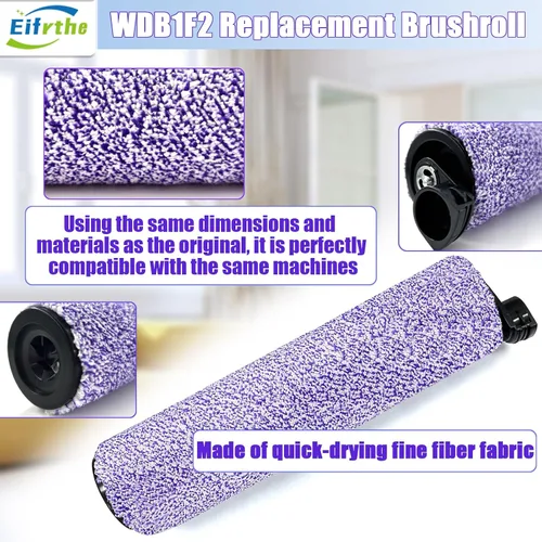 Vista 3 de Paquete de 4 cepillos y filte de repuesto WDB1F2 para aspiradora Shark WD101 WD201 WD100 WD200 AW201 WD200C WD201C WD101C AW261 wd160 HydroVac XL 3