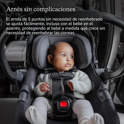 Vista 8 de UPPAbaby Aria V2 Lightweight Infant Car Seat - Load Leg & Cover - Callum Callum (azul piedra)