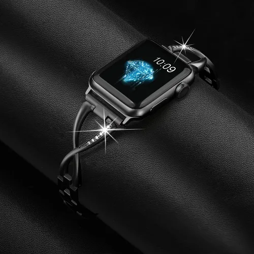 Vista 2 de Secbolt Correas compatibles con Apple Watch Band de 1.496 pulgadas, 1.575 pulgadas, 1.614 pulgadas, 1.654 pulgadas, 1.732 pulgadas, 1.772 pulgadas