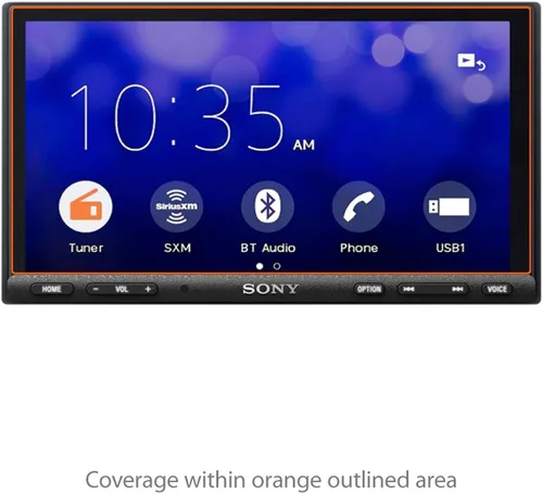 Vista 2 de BoxWave ClearTouch - Protector de pantalla antirreflejos compatible con Sony XAV-AX7000, Sony XAV-AX5000 (paquete de 2), película mate antihuellas
