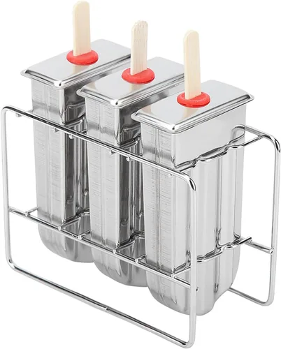 Vista 8 de FDIT set 3PCS 304 acero inoxidable redondo helado helado