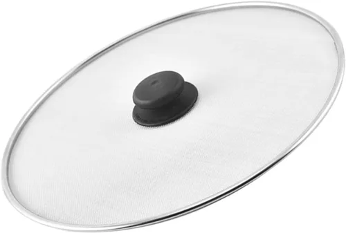 Vista 10 de 3pcs Stainless Steel Grease Splatter Screen for Frying Pan Insulated Handle Cover for Pots Pans Fine Mesh Cooking Guard for Kitchen Use for Home