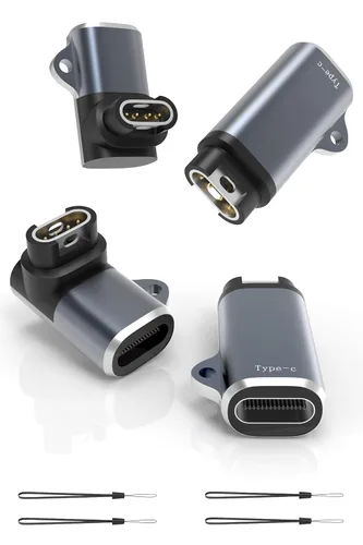 Vista 11 de Cable de carga USB compatible con Garmin Forerunner 55 165 265 970 255, Vivoactive 5 6, Venu 3 Sq2, Instinct 3 2, Fenix 8 7 6 5, Approach S44