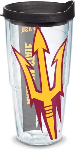 Vista 178 de Vaso térmico con tapa, marca Tervis, Idaho Univ, Transparente