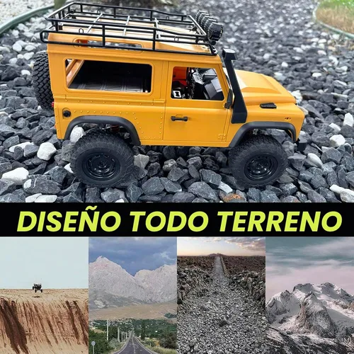 Vista 2 de Camión de control remoto WPLDEWAN 1/12 RC Crawler MN98 Off Road
