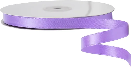Vista 2 de LIUYAXI Cinta púrpura claro, 1/2 pulgada x 25 yardas, cinta de doble cara púrpura claro para envolver regalos, manualidades, ramo de lazos