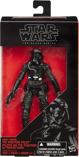 Vista 2 de Star Wars: El Despertar de la Fuerza, color negro, de 6 pulgadas, Primer orden TIE Luchador piloto