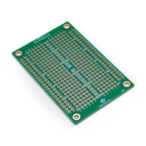 Vista 9 de Placa Prototipo ENIG de Doble Cara, Tablero de Pan Soldable, Tablero de Circuito Electrónico para Prototipo de Circuito DIY, FR4, Placa Prototipo