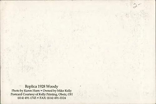 Vista 2 de Replica 1928 Woody Trucks Original Vintage Postal