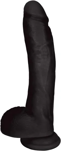 Vista 4 de Curve Novelties Jock Dong con bolas, negro, 6 pulgadas