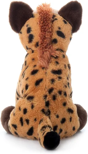 Vista 3 de The Petting Zoo Hyena - Animal de peluche, regalos para niños, animales salvajes del zoológico Onez, juguete de peluche de hiena de 12 pulgadas