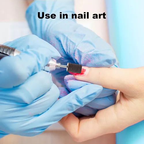 Vista 5 de Brocas de taladro de uñas, bandas de lijado para eje de taladro de uñas de 3/32 pulgadas, brocas para uñas, broca de mandril para uñas, brocas