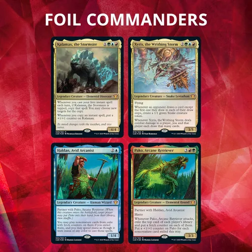 Vista 3 de Magic: The Gathering Ikoria: Juego completo de 5 mazos Lair of Behemoths Commander