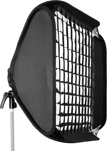 Vista 3 de Godox 32x32inch 31.5x31.5 in Grid Strip Softbox con S2 S-Type Speedlite Soporte Bowens Mount para Godox V1 Series, AD200Pro, AD200, AD400Pro