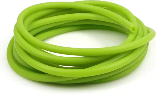 Vista 11 de Tubo de goma de látex natural de 1/4 pulgadas (0.236 in) de diámetro interior x 3/8 pulgadas de diámetro exterior, tubo quirúrgico altamente