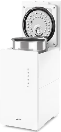 Vista 9 de Livatro Humidificador de acero inoxidable, humidificador de niebla cálida de 3 L, fácil de limpiar con humidificador de vapor caliente