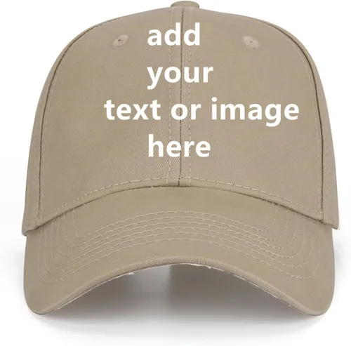 Vista 45 de Gorra de béisbol personalizada con tu texto, gorras de camionero ajustables personalizadas para regalos