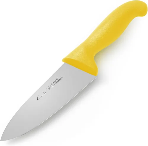 Vista 11 de CURTA Cuchillo de chef de grado comercial de 6 pulgadas, certificado NSF, ergonómico, mango negro antideslizante, hoja forjada de acero inoxidable