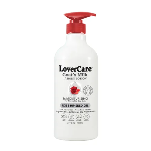Vista 7 de Lovercare Loción Corporal de Leche de Cabra para Piel Seca Perla 27.05oz (27.1 fl oz) - Paquete de 2..