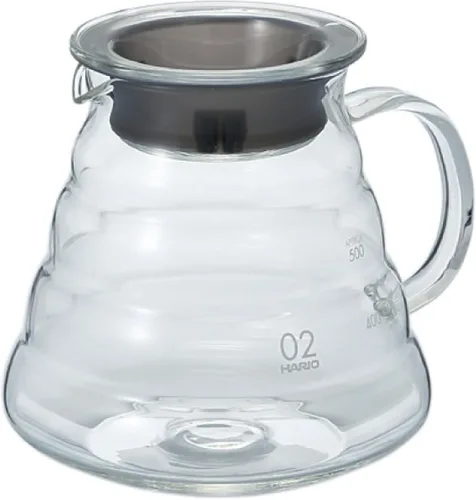 Vista 8 de Hario V60 Glass Range - Servidor de café, 12.2 fl oz, transparente