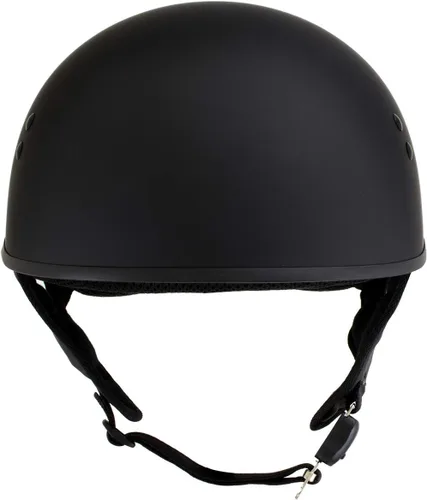Vista 3 de Hot Leathers Avanzado Moto DOT Skull Cap Classic Half Cascos Biker HLD HLT