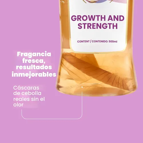 Vista 3 de ANYELUZ Kit Duo - Champú de cebolla + tamaño mini de viaje, cuidado e hidratación del cabello, control de aceite y limpieza profunda, fórmula