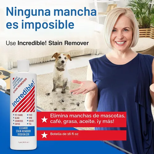 Vista 2 de Limpiador quitamanchas Incredible Inc., desodorante de 16 onzas, Paquete con 3