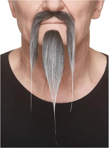 Vista 83 de Mustaches Self-Adhesive Stick On Fake Handlebar for Adults Negro