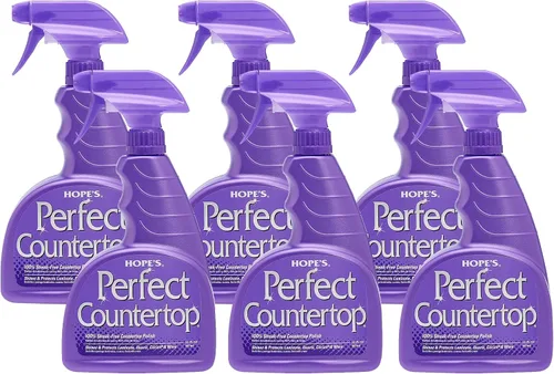 Vista 11 de HOPE'S Perfect - Limpiador y pulidor de encimeras – Spray de limpieza multisuperficie sin rayas – Spray de cocina para granito, cuarzo, mármol