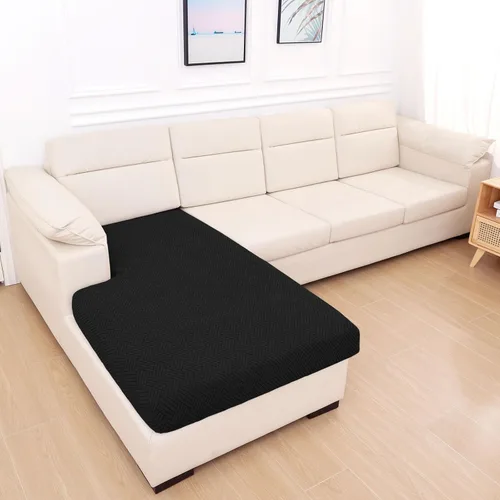 Vista 6 de hyha Fundas de cojín impermeables para sofá seccional, fundas de cojín de sofá modular mágicas lavables en forma de L, funda impermeable