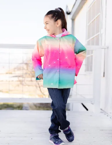 Vista 14 de Arshiner Chamarra impermeable con capucha para niña, para bebé y niño