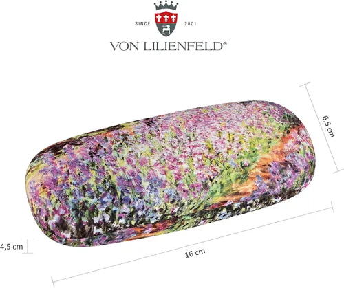 Vista 2 de Estuche para gafas Claude Monet The Garden Present Cleaning Cloth Spectacle Cases Lightweight Stable Art, Varios