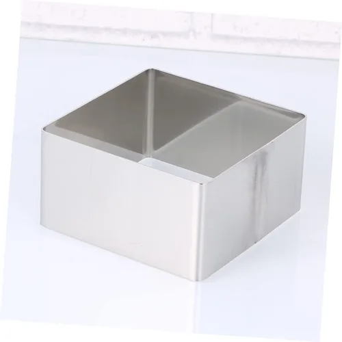 Vista 6 de DOITOOL Diy Baking Essential - Anillo cuadrado de acero inoxidable para tartas, cortador de mousse versátil para galletas de fondant